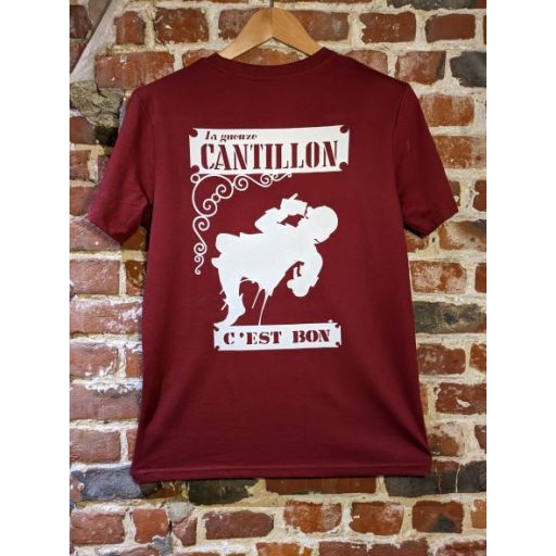 Tshirt "La Gueuze Cantillon c'est bon"  !! Europese maat !!