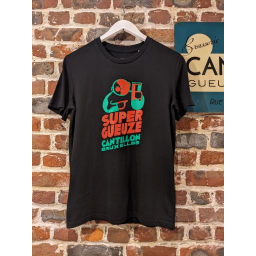 Mannen t-shirt "Super Gueuze" EUROPESE MAAT