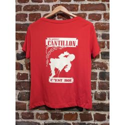 Ladies' red T-shirt