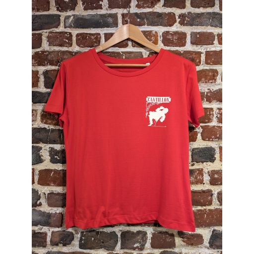 Ladies' red T-shirt