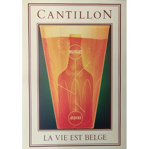 La Vie est Belge poster (format A2)